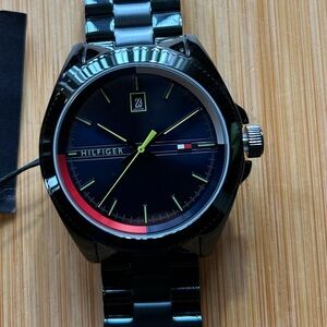 Tommy Hilfiger Riley Watch With 44mm Navy Blue Face & NavyBlue Breacelet